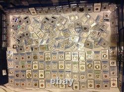 Huge Estate Sale Old Us Coins Pcgs Ngc Graded 4 Slab Lot Silver 10 Years+