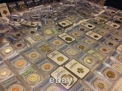 Huge Estate Sale Old Us Coins Pcgs Ngc Graded 4 Slab Lot Silver 10 Years+