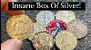Insane Box Of Old Silver Coins U0026 Elvis