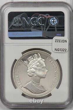 Isle of Man 1996 Crown silver NGC PF 68UC Legend Of King Arthur Merlin Silver NG
