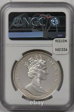 Isle of Man 1996 Crown silver NGC PF 69UC Legend Of King Arthur Queen Guinevere