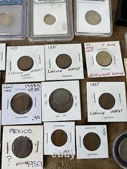 Large Coin Lot Graded And Rare Coins Everything In Picture Included PCGS Silver