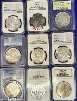 MS65 MORGAN SILVER DOLLARS? PCGS / NGC? 90% PURE? O, S, P Mints? 1x Coin