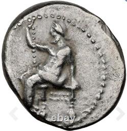 NGC Ch VF Seleucus I Nicator SELEUCID KINGDOM 312-281 BC Silver Stater Lion Coin