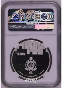 NGC PF69 2021 Niue Tetris St. Basil's Cathedral Silver coin 1oz faint spot haze