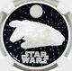 NGC PF70 2024 Star Wars Millennium Falcon, Great Britain PROOF SILVER 1 Oz Coin