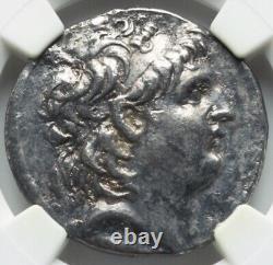 NGC VF Antiochus VII Euergetes 138-129 BC, Seleucid Kingdom AR Tetradrachm Coin