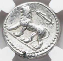 NGC VF Seleucus I Nicator SELEUCID KINGDOM 312-281 BC Stater Babylonia Lion Coin