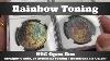 Ngc Open Box Rainbow Toning Straight Grade Or Artificial Toning Questionable Color