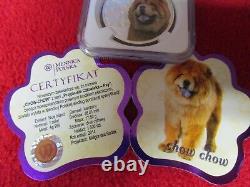 Niue 2014 1$ Mans Best Friends Dogs Chow Chow NGC PF69.999 Silver Coin