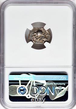PQ++ Ancient Greek Silver Coin GAUL AEDUI Mid-1st Century BC AR Quinarius NGC XF