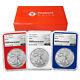 Presale 2021 $1 Type 2 American Silver Eagle 3 pc Set NGC MS70 ALS Label Red W
