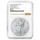 Presale 2021 (P) $1 American Silver Eagle NGC MS70 Emergency Production Brown
