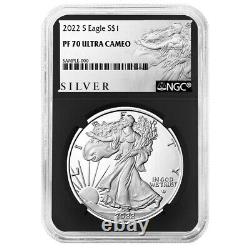 Presale 2022-S Proof $1 American Silver Eagle NGC PF70UC ALS Label Retro Core