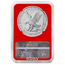 Presale 2023 $1 American Silver Eagle 3pc Set NGC MS70 FDI ALS Label Red White