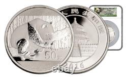Rare 2016 Panda 5 Oz 999 Silver Coin Ngc Pf 69 Ultra Cameo $278.88