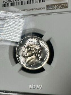 Silver 1942-P NGC MS 67 Jefferson Nickel 5C WWII Issue High Grade Coin