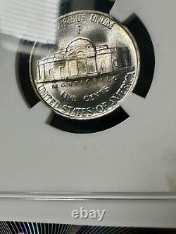 Silver 1942-P NGC MS 67 Jefferson Nickel 5C WWII Issue High Grade Coin