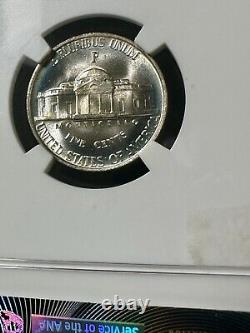 Silver 1942-P NGC MS 67 Jefferson Nickel 5C WWII Issue High Grade Coin