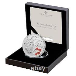 The Remembrance Day UK silver commemorative coins