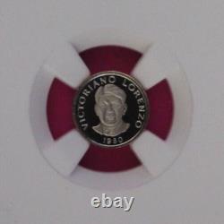 Top Pop 1980 Panama PF 69 Ultra Cameo Proof 2.5 Centesimos Coin NGC Slab 801