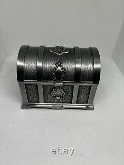 Treasure Chests, Silver & Gold Coin Holders & Metal Cases-See Description- USED