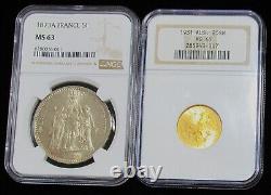 Two coins Gold & Silver. Graded by NGC