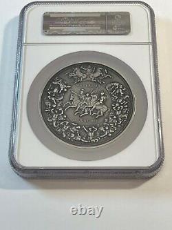 Unique, Magnificent, UK 2015 250g SILVER BATTLE OF WATERLOO NGC PF70 (#73)