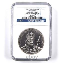 Vikings King Cnut PF69 NGC Silver Proof Early Release 2015 SKUCPC1997